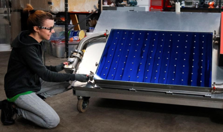 SolarRain prototype in the field